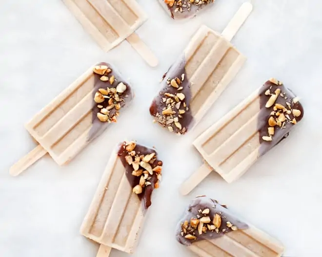 Peanut Butter Popsicles