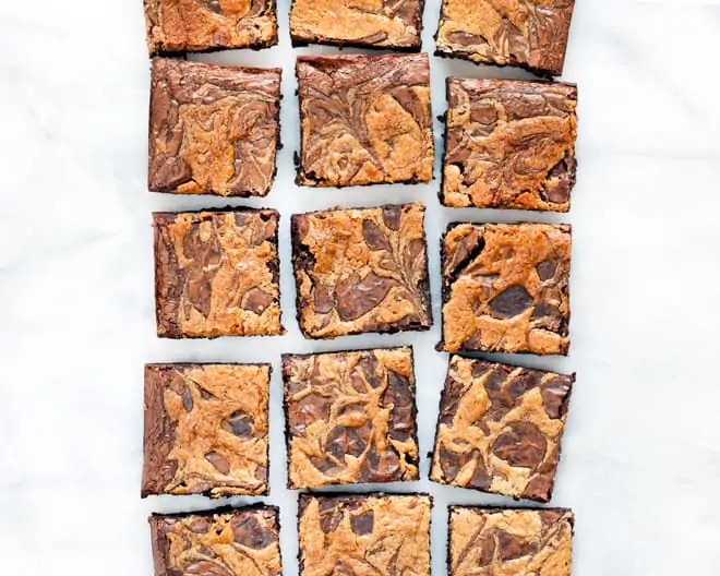 Tahini Swirl Brownies