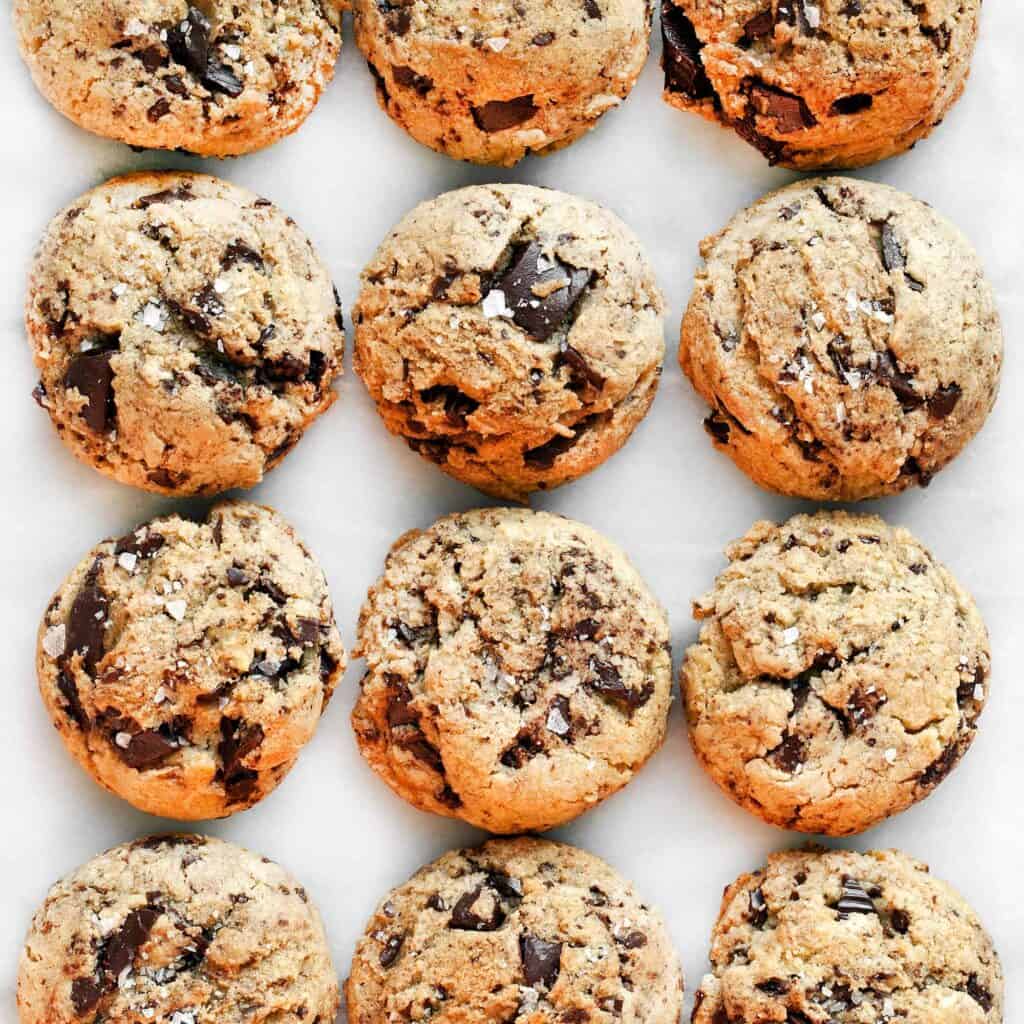 Salted Chocolate Chunk Cookies