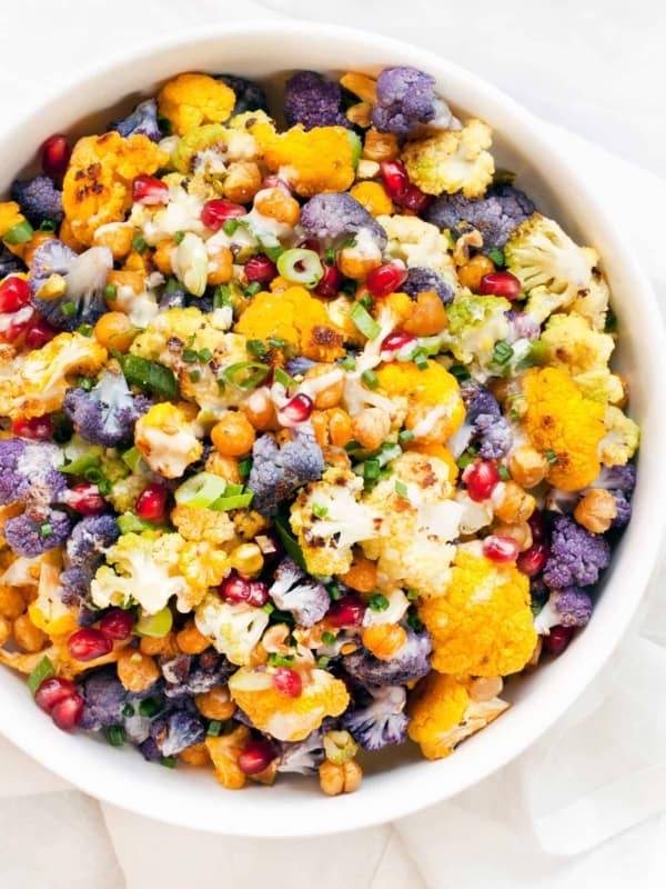 Roasted Rainbow Cauliflower