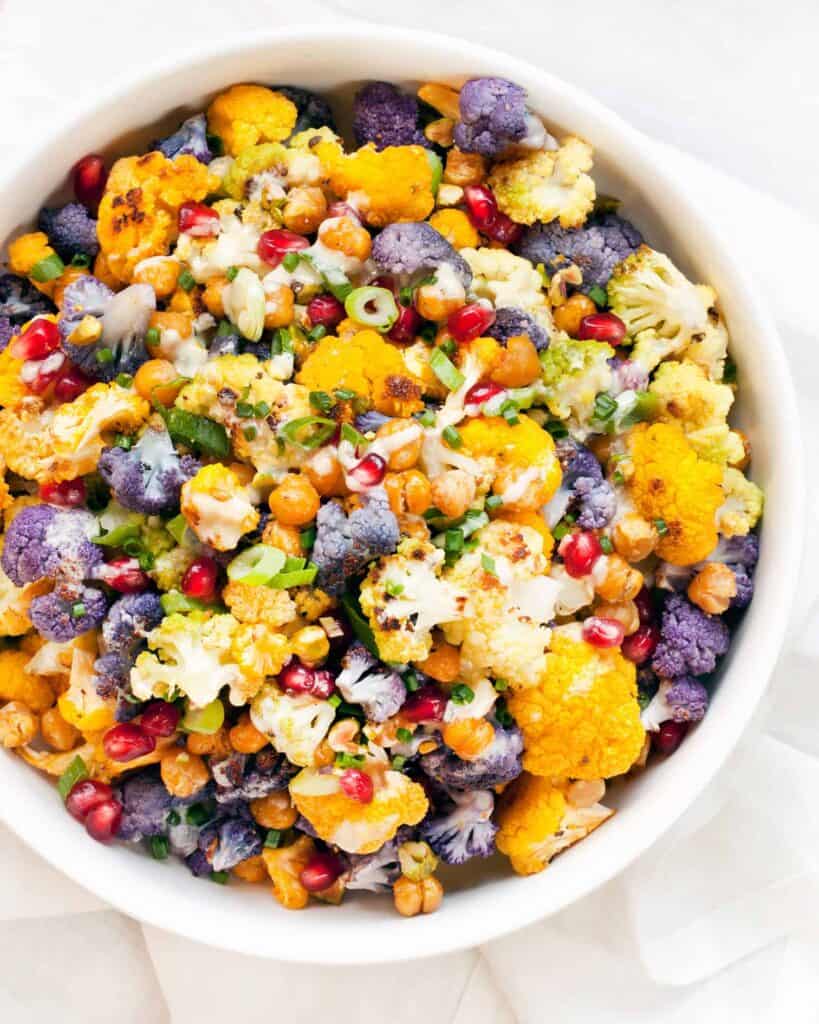 Roasted Rainbow Cauliflower