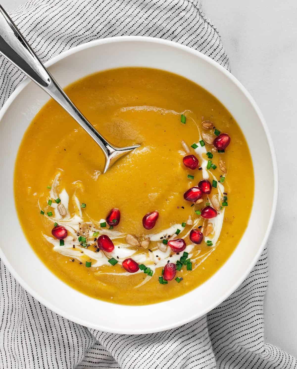 Roasted Golden Beet Soup with Fresh Herbs Last Ingredient