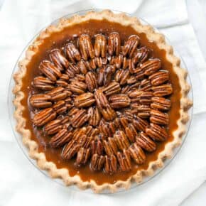 Salted Caramel Chocolate Pecan Pie