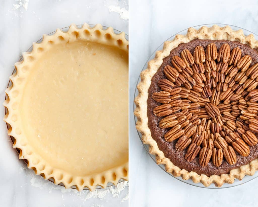 Salted Caramel Chocolate Pecan Pie