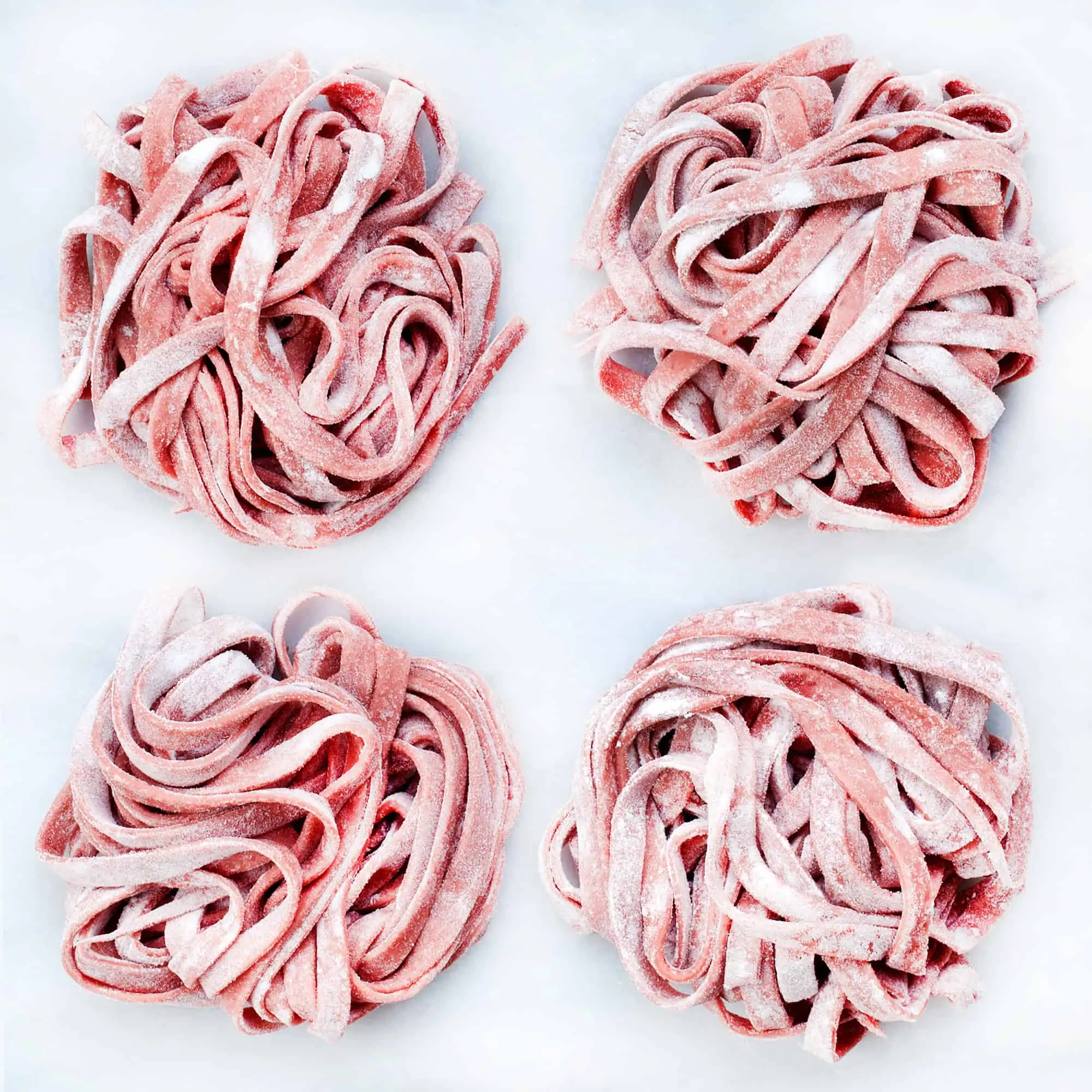 Fresh Roasted Beet Pasta
