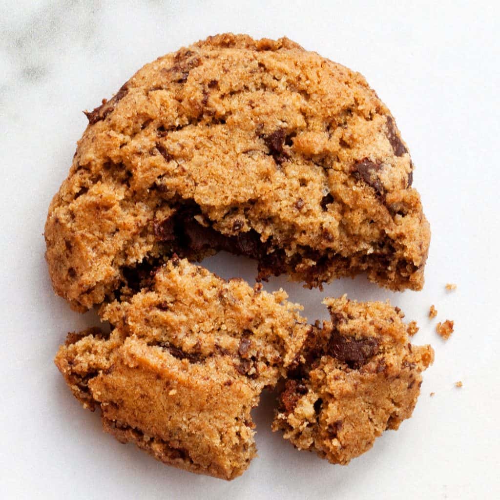 Whole Wheat Chocolate Chip Cookies