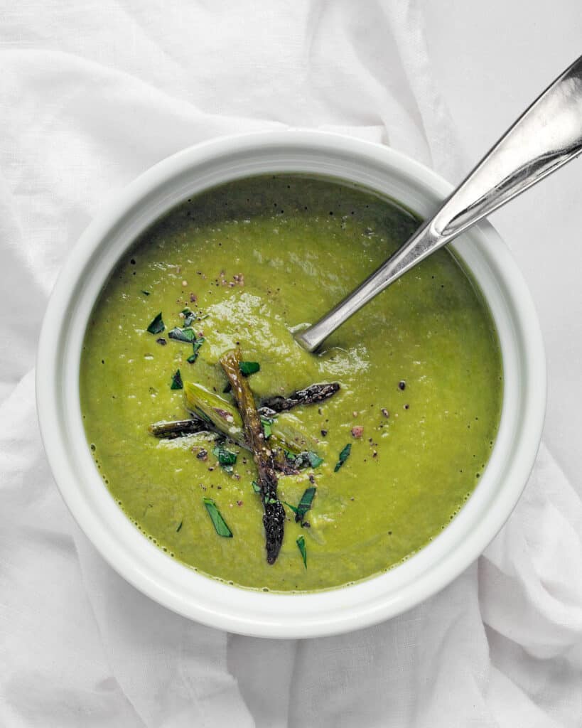 Asparagus Pea Soup