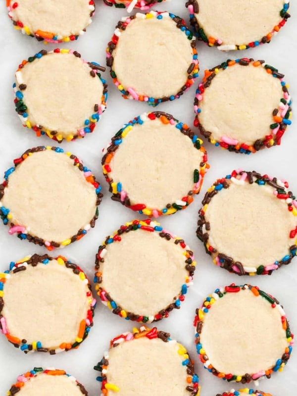 Rainbow Sprinkle Shortbreads