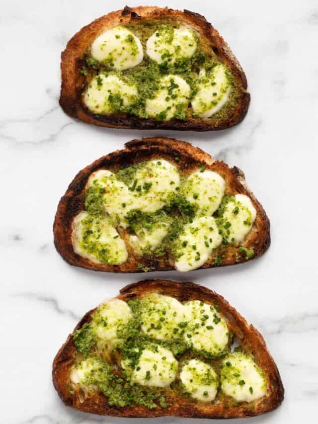 Ramp Pesto Garlic Bread Last Ingredient