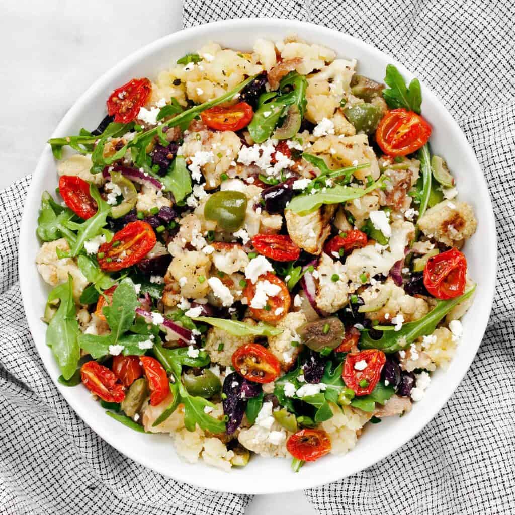 Roasted Cauliflower Potato Salad