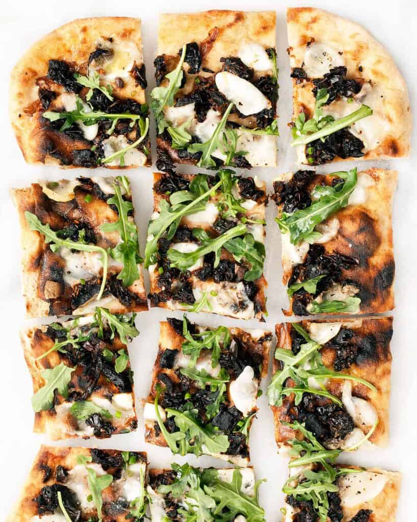 Grilled Sundried Tomato and Arugula Pizza Last Ingredient