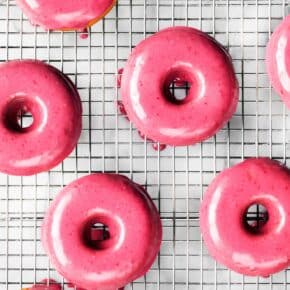 Blackberry Lime Donuts