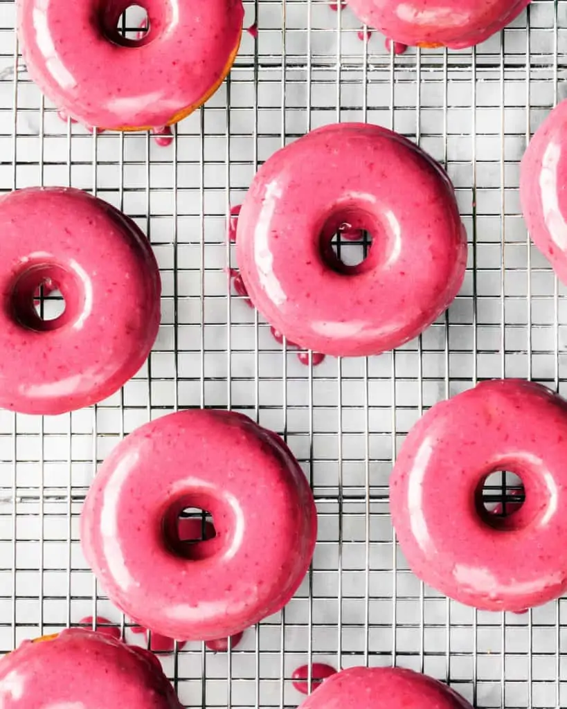 Blackberry Lime Donuts