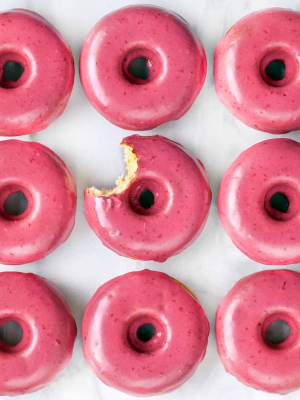 Blackberry Lime Donuts