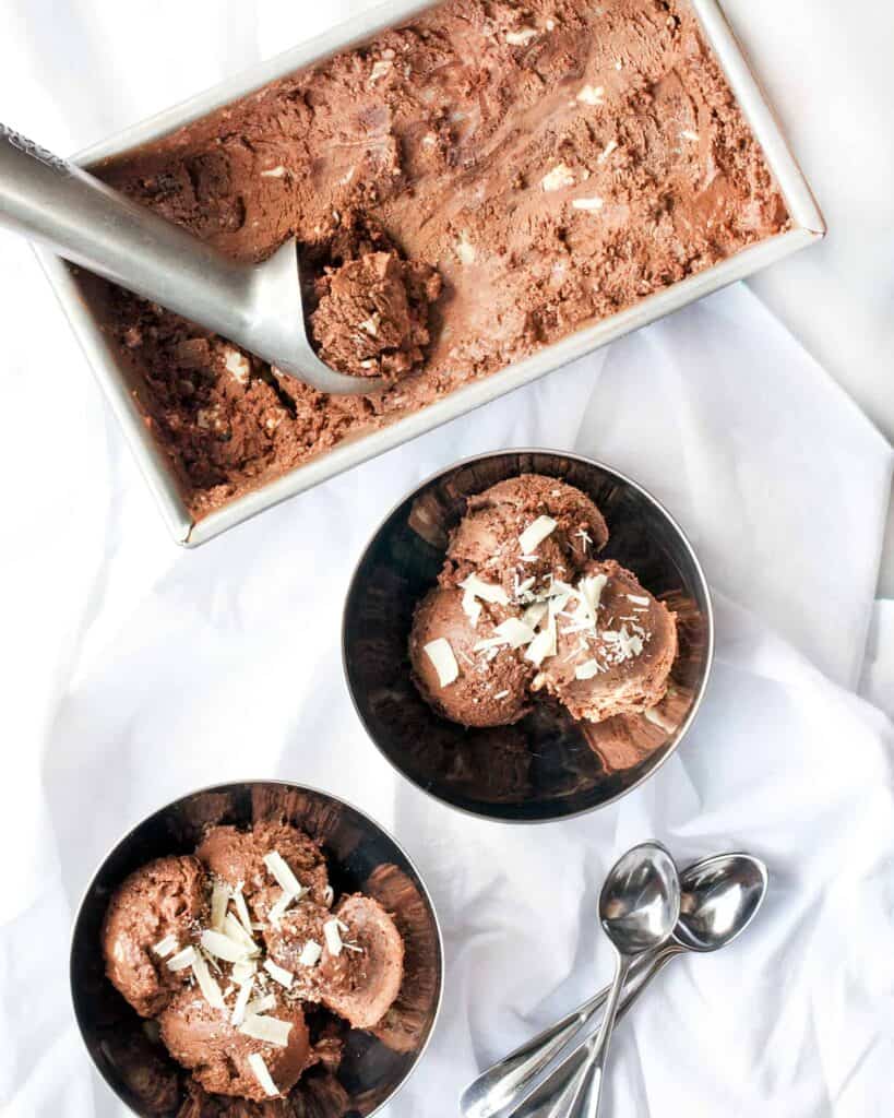 No-Churn Triple Chocolate Ice Cream