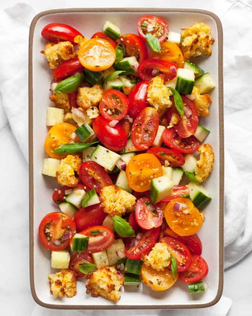 Cornbread Panzanella Salad