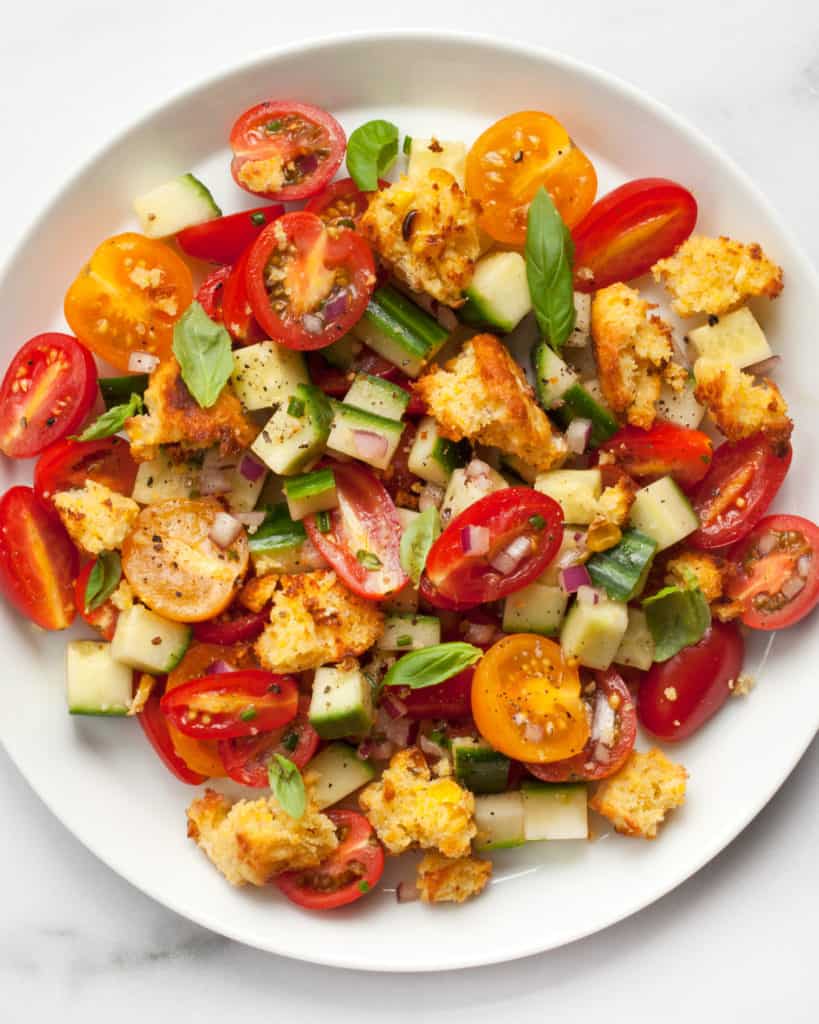 Cornbread Panzanella Salad