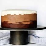 Triple Chocolate Ombre Cake