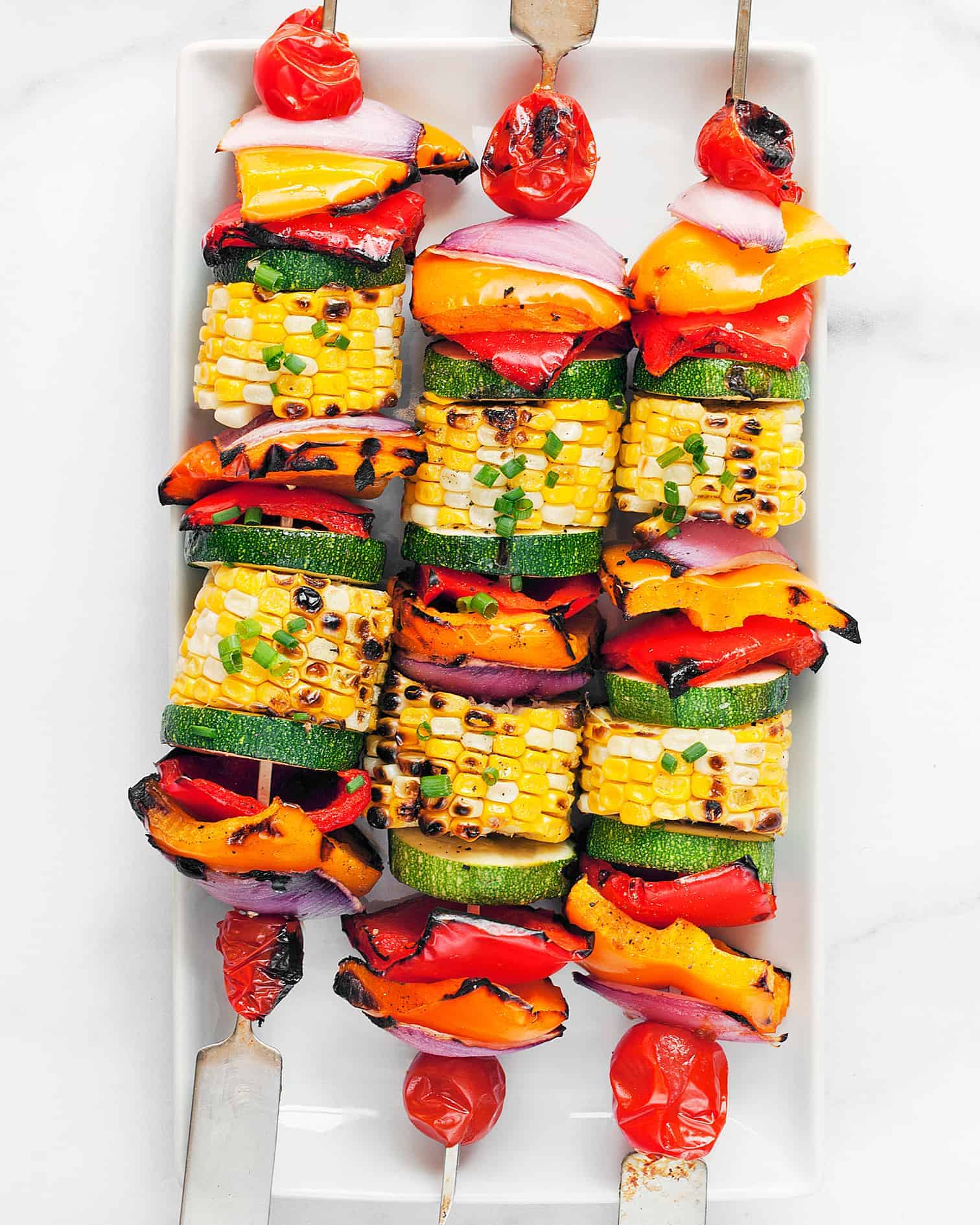 Balsamic Vegetable Skewers Recipe