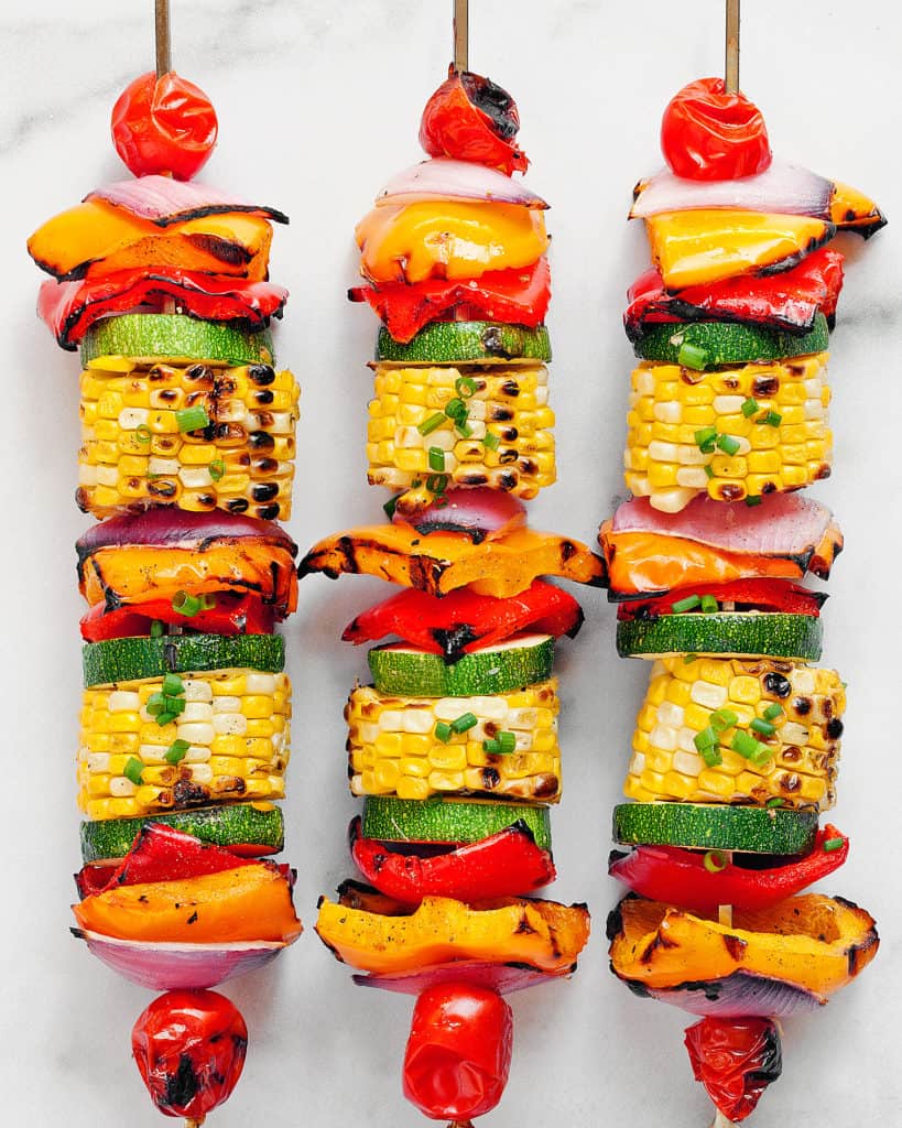 Balsamic Veggie Skewers