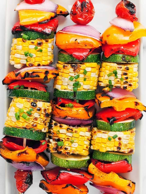 Balsamic Veggie Skewers