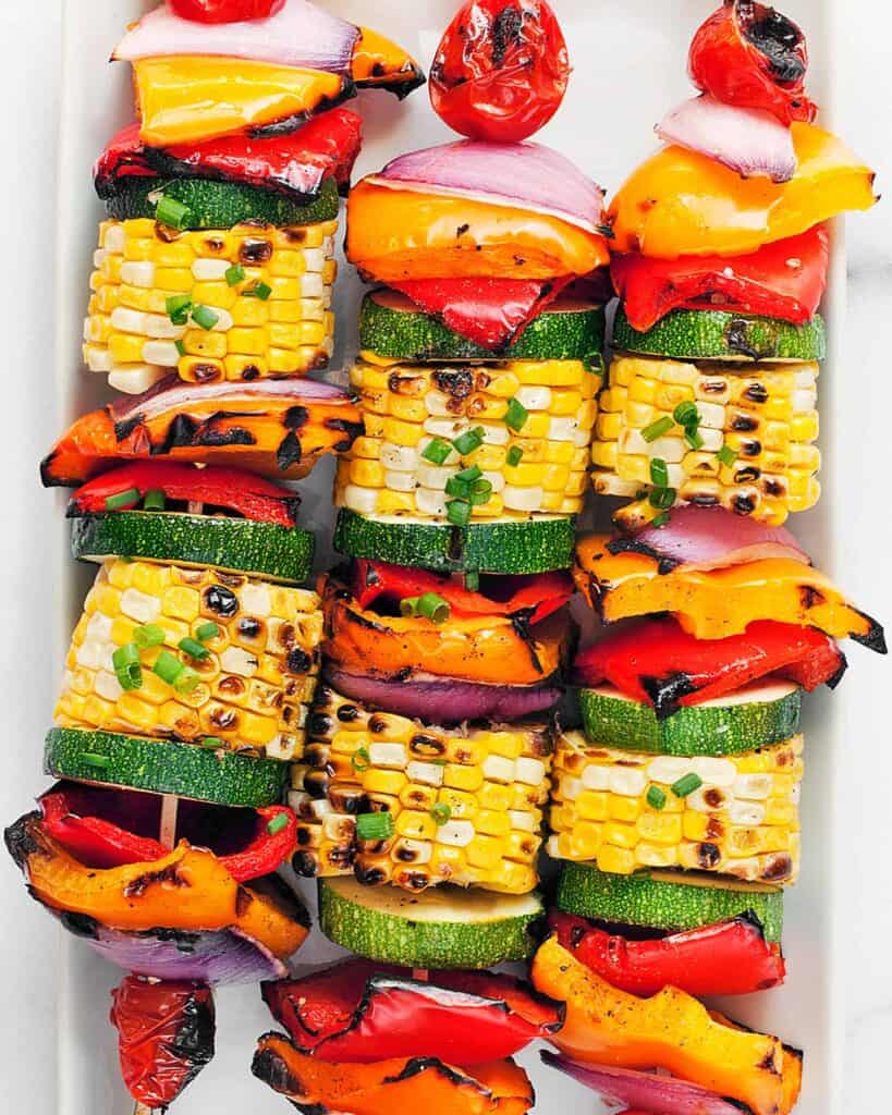 Balsamic Veggie Skewers