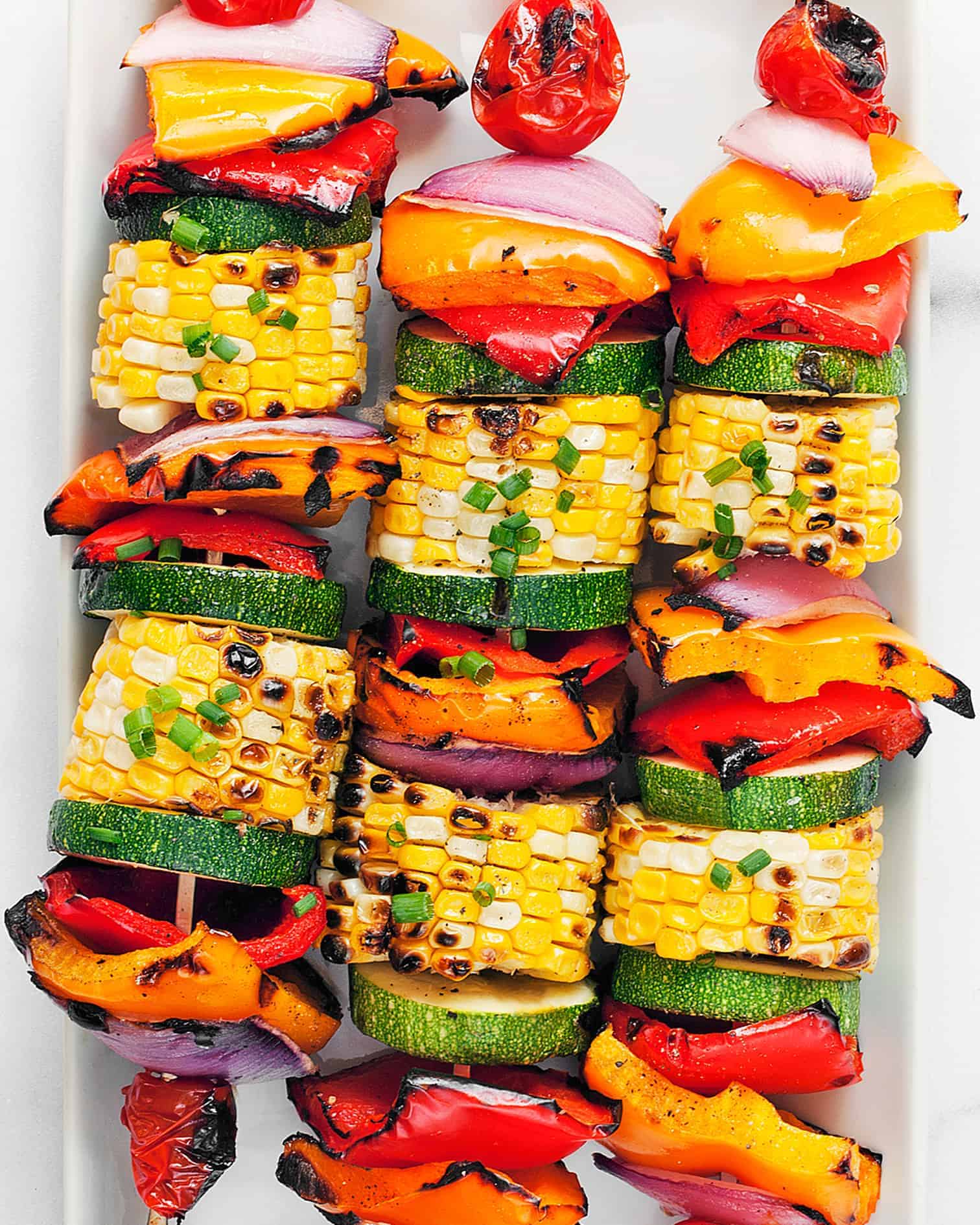 Skewered Balsamic Veggies