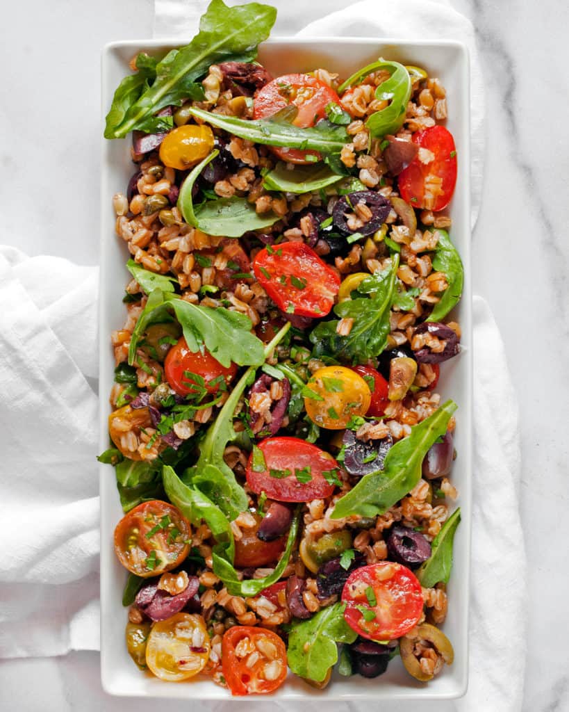 Fresh Tomato Farro Puttanesca