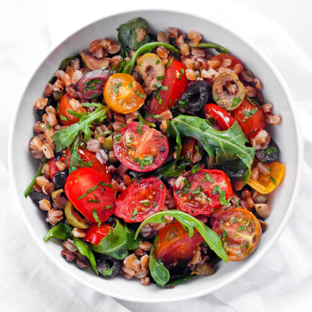 Fresh Tomato Farro Puttanesca