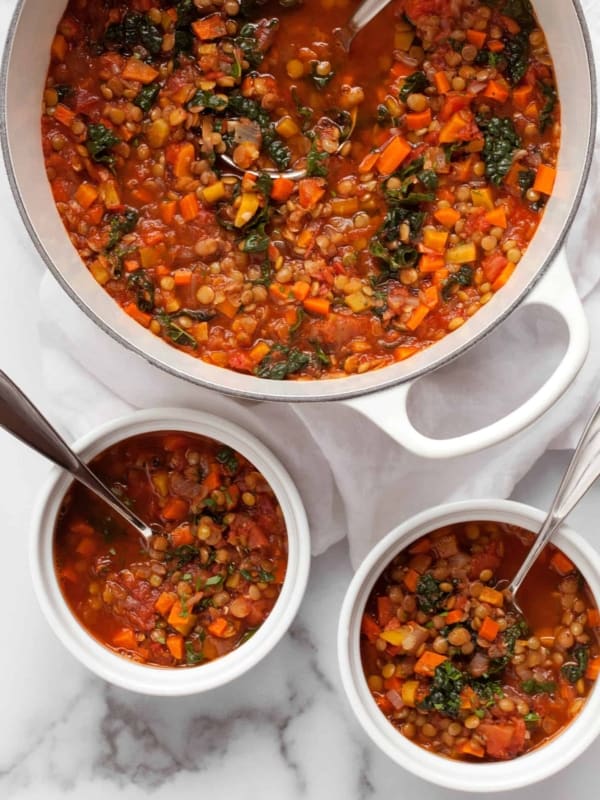 Tomato Carrot Lentil Soup