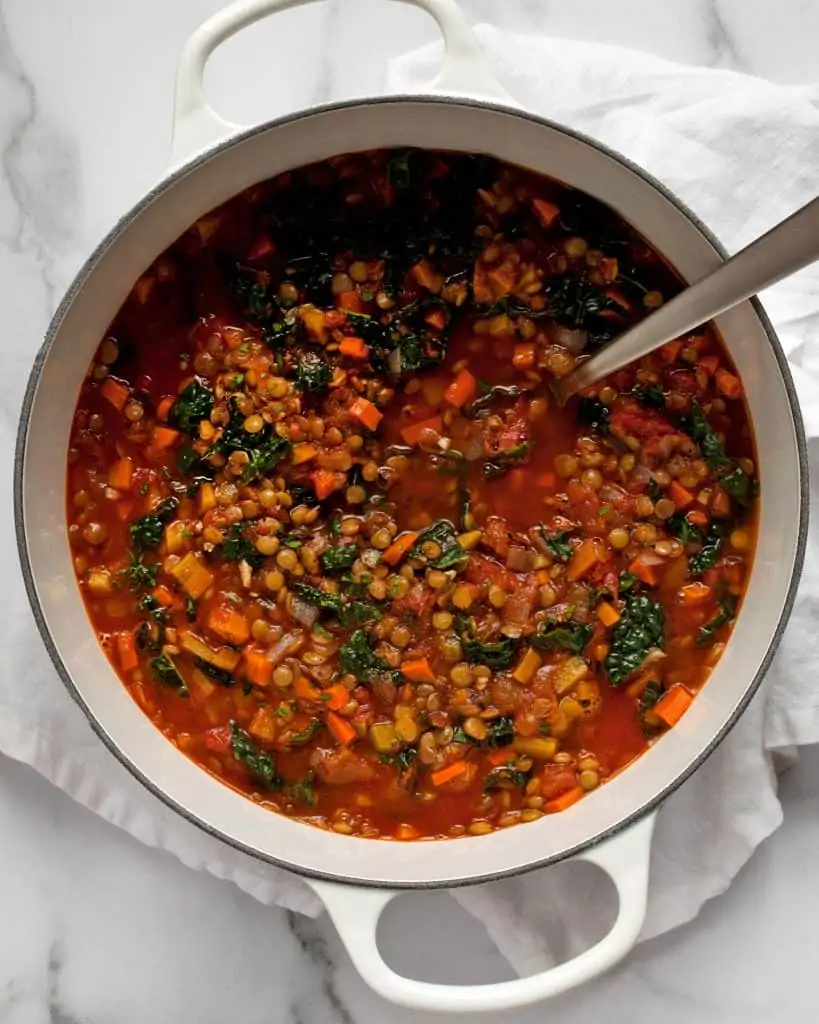 Tomato Carrot Lentil Soup