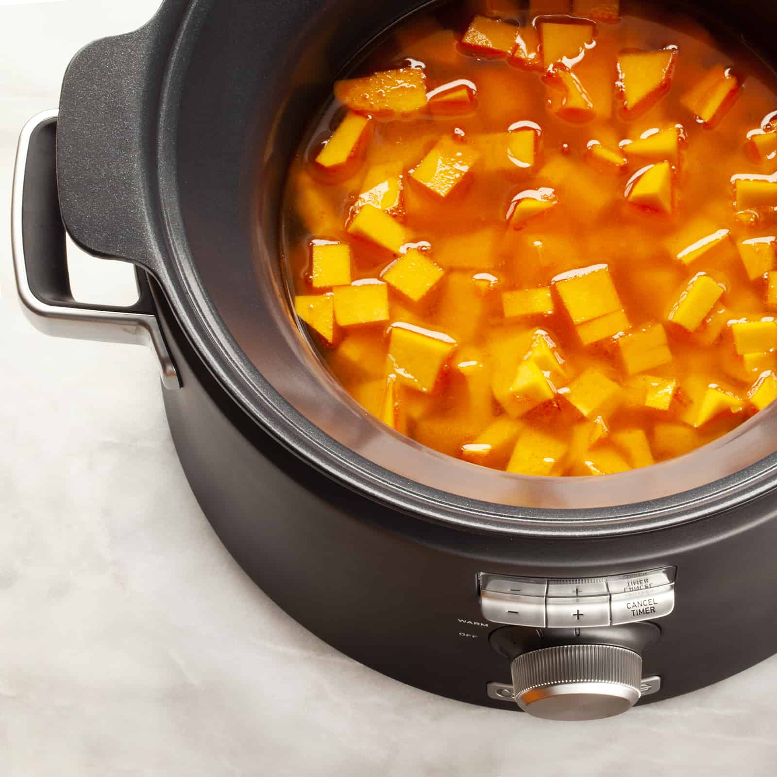 Slow Cooker Curried Butternut Squash Soup