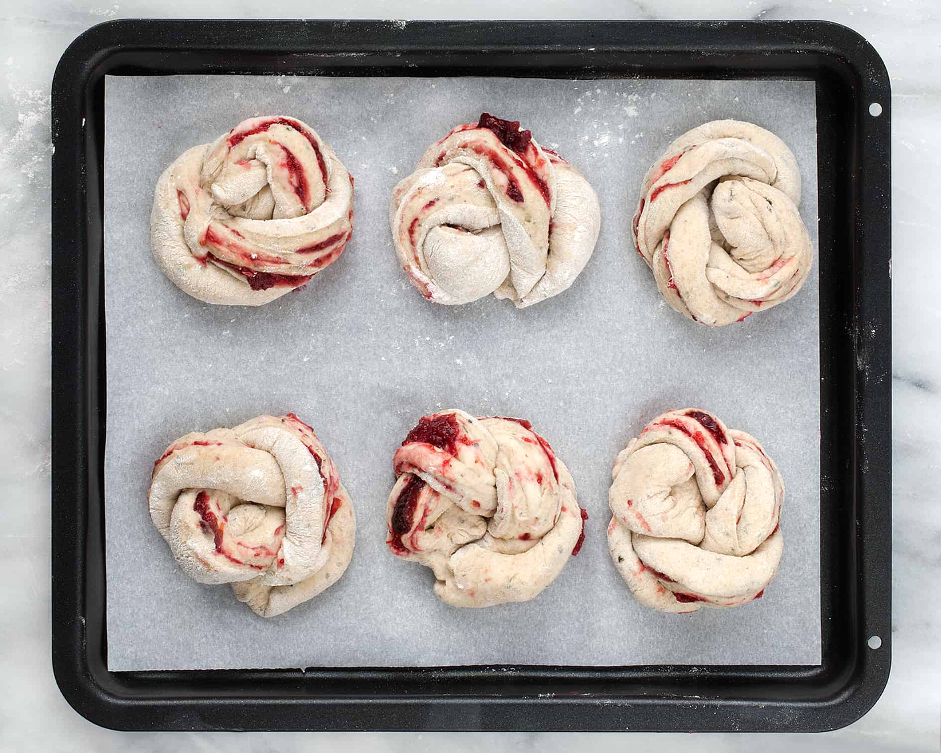 Braided Cranberry Fig Rolls