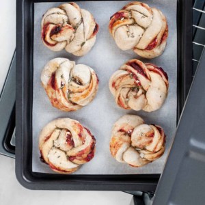 Braided Cranberry Fig Rolls