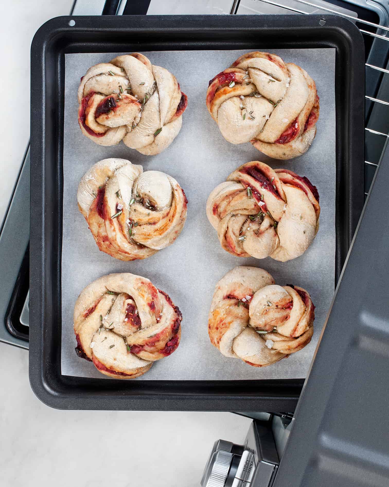 Braided Cranberry Fig Rolls