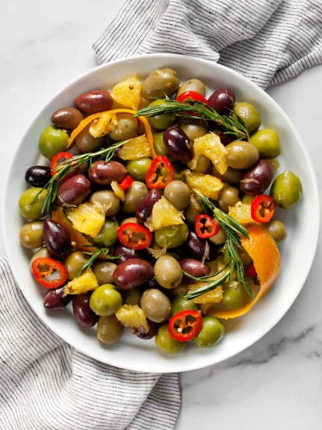 Marinated Olives with Citrus and Rosemary Last Ingredient