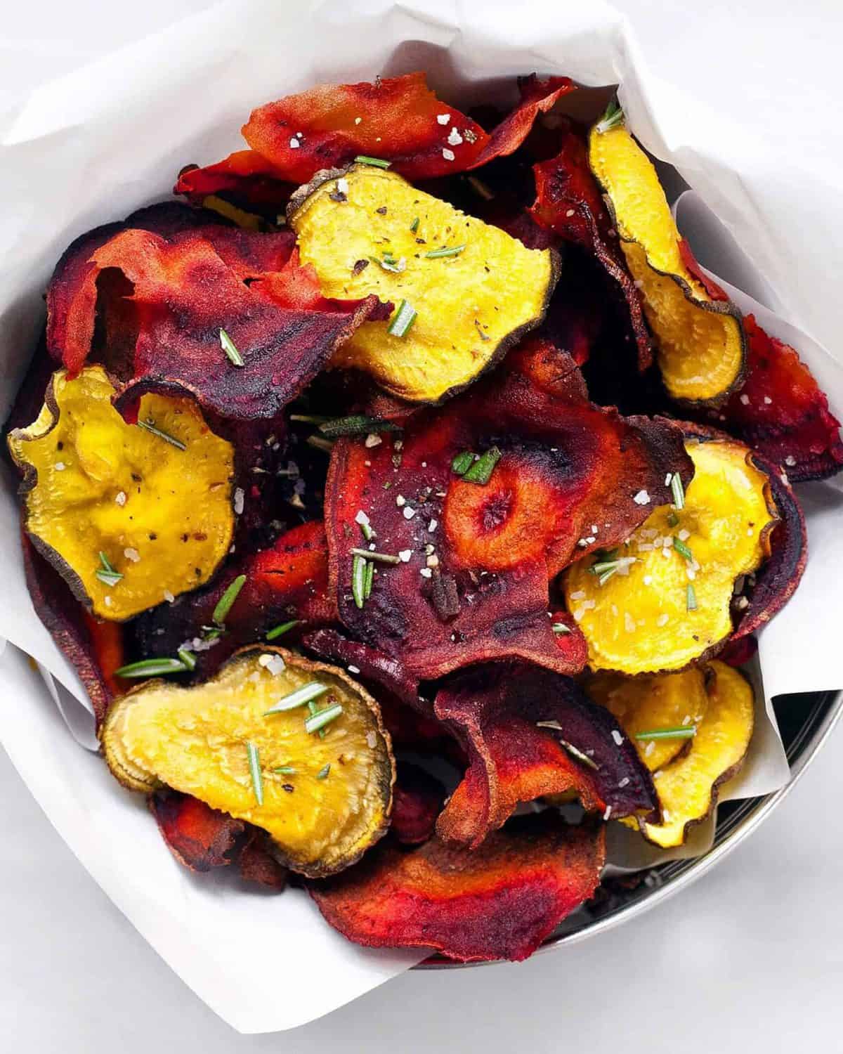 OvenBaked Beet Chips with Fresh Herbs and Sea Salt Last Ingredient