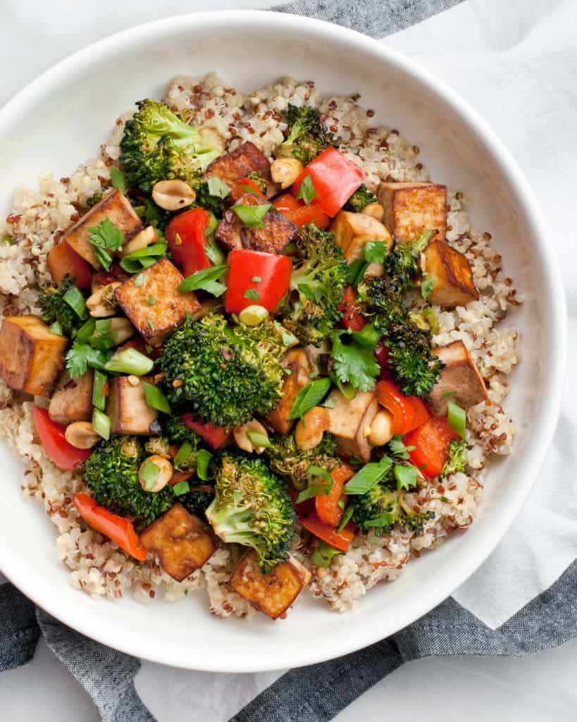 Sheet Pan Kung Pao Tofu