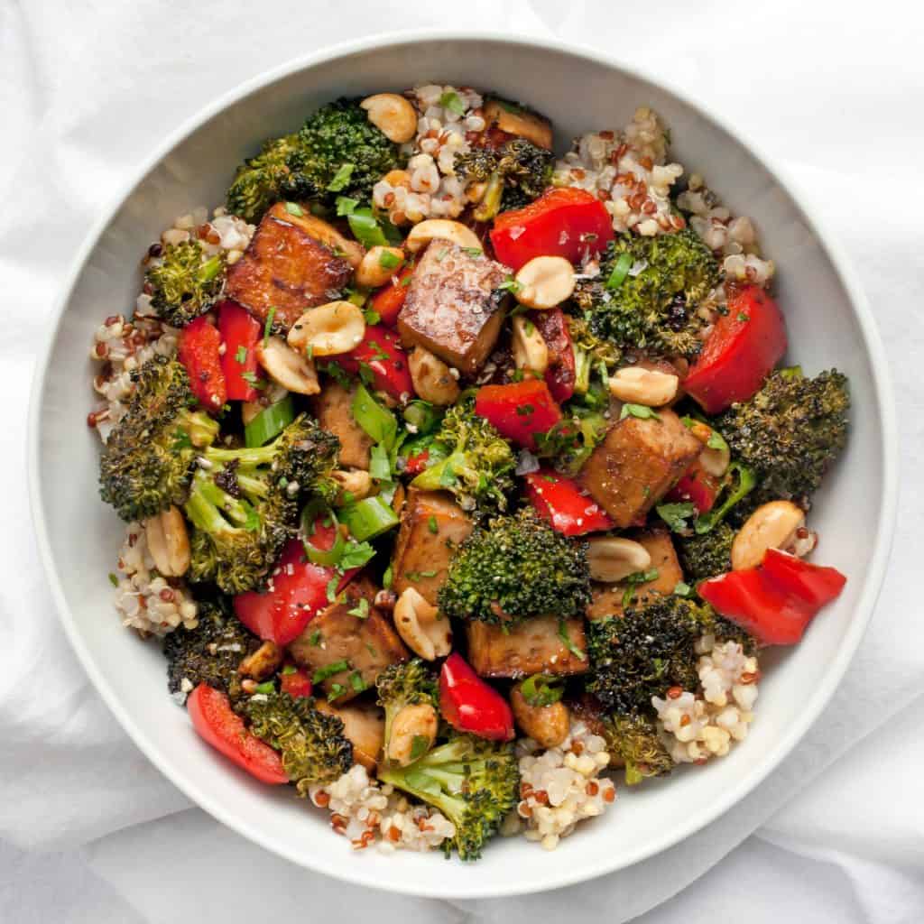 Sheet Pan Kung Pao Tofu