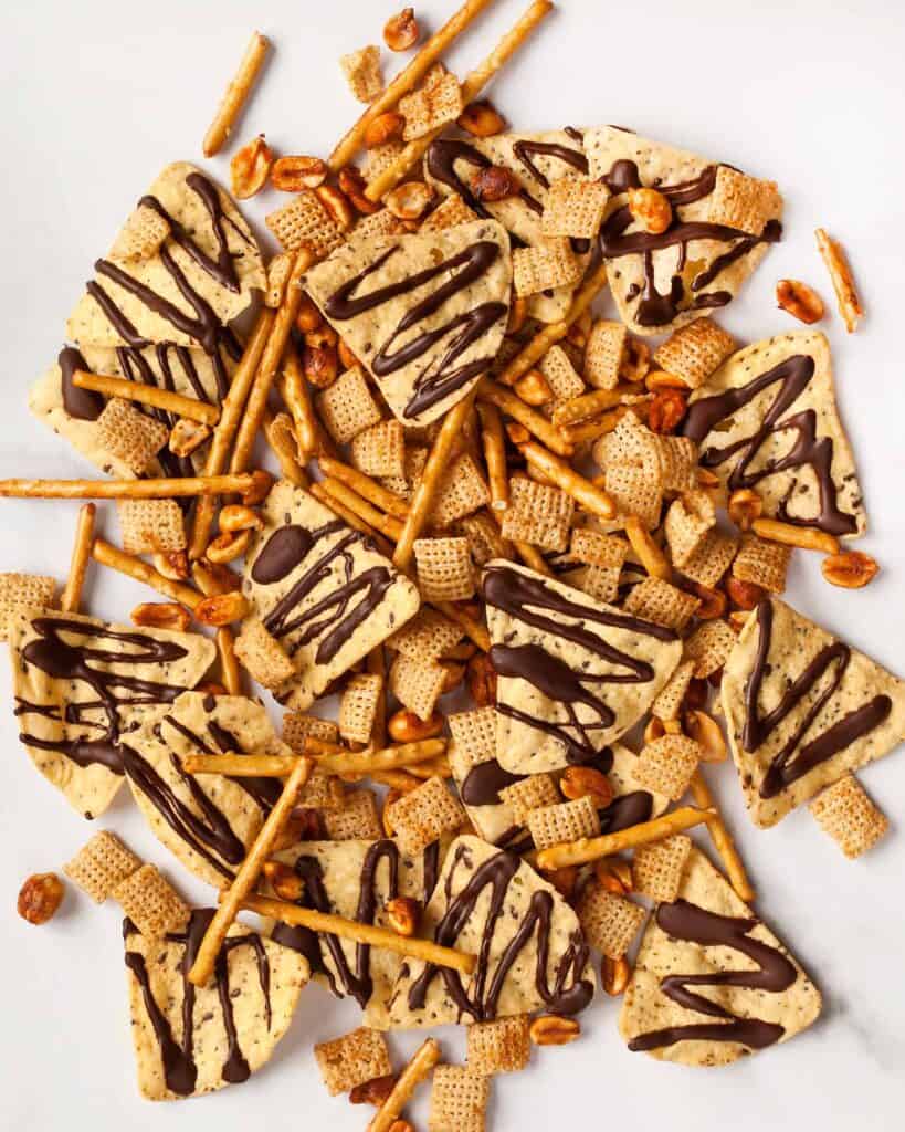 Spicy and Sweet Chipotle Snack Mix