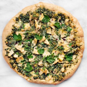 Spinach Artichoke Pizza