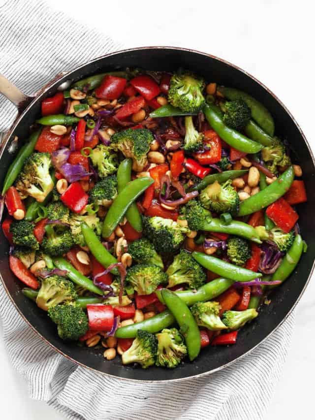 Peanut Vegetable Stir-Fry