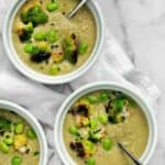 Edamame Cauliflower Soup