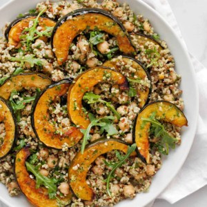 Acorn Squash Chickpea Quinoa