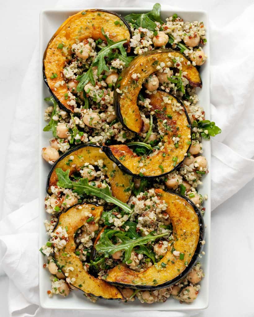 Acorn Squash Chickpea Quinoa