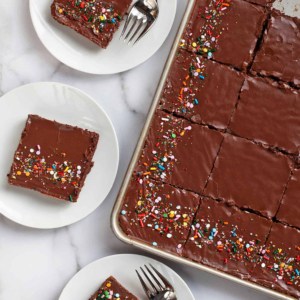 Chocolate Buttermilk Sheet Cake