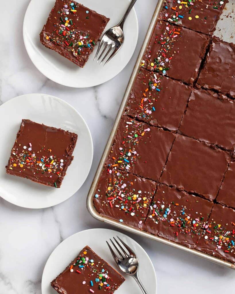 Chocolate Buttermilk Sheet Cake