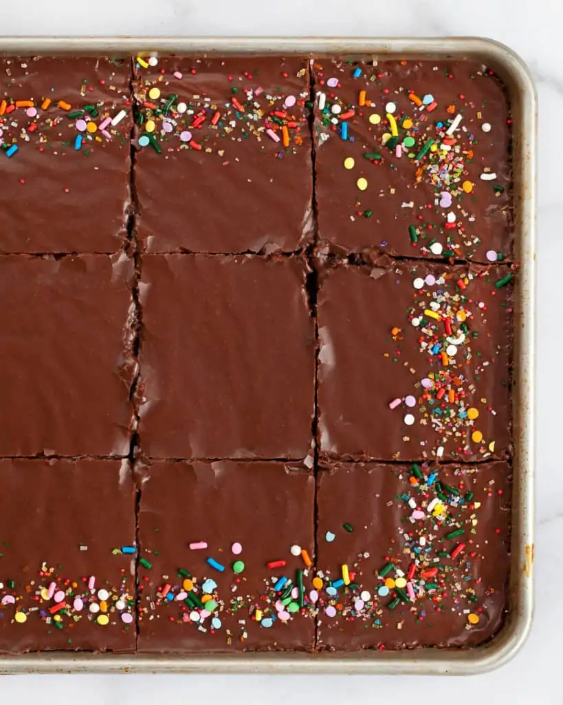 Chocolate Buttermilk Sheet Cake