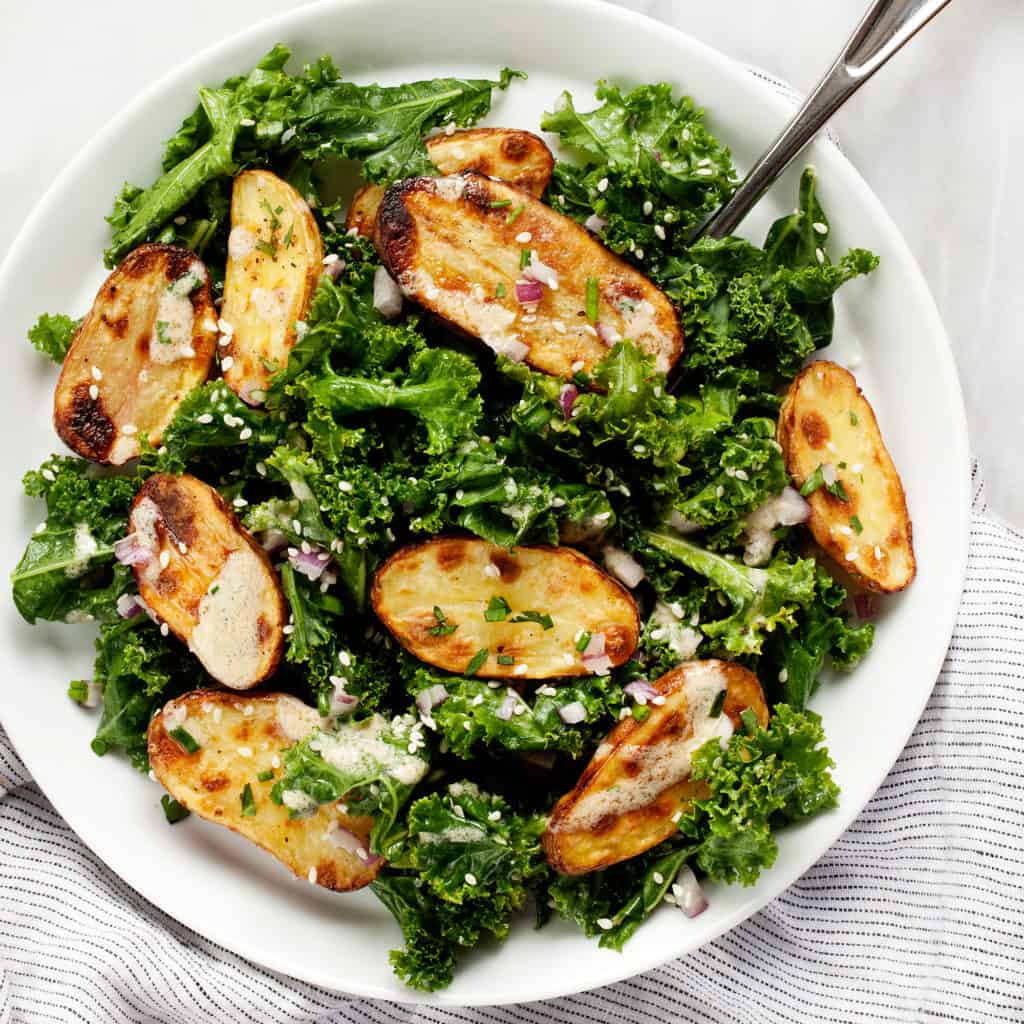 Kale Fingerling Potato Salad