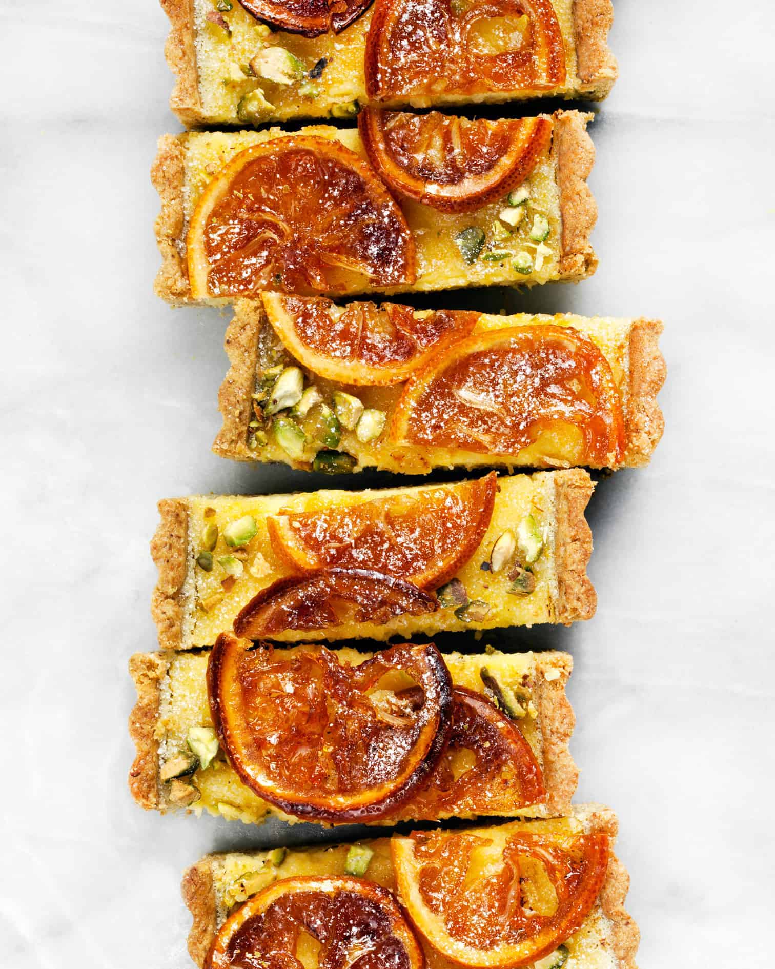 Lemon Pistachio Tart with Candied Lemons Last Ingredient